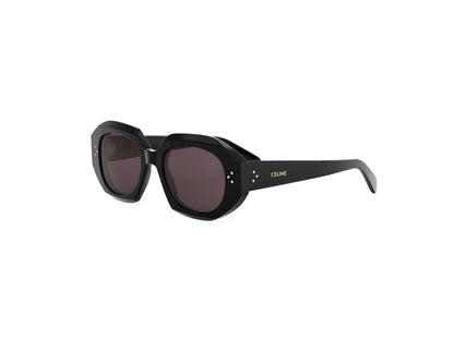 CELINE 3 Dots Black Geometric Sunglasses CL40319I 01Y 52
